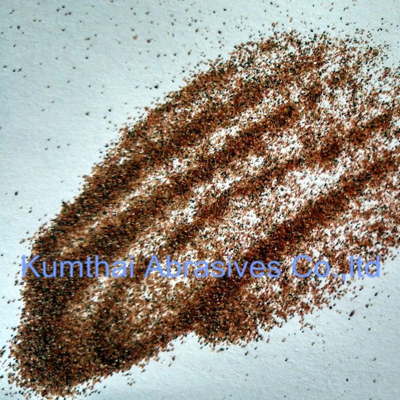 Natural Abrasive 60#80#Mesh Garnet Sand for Blasting Waterjet Cutting