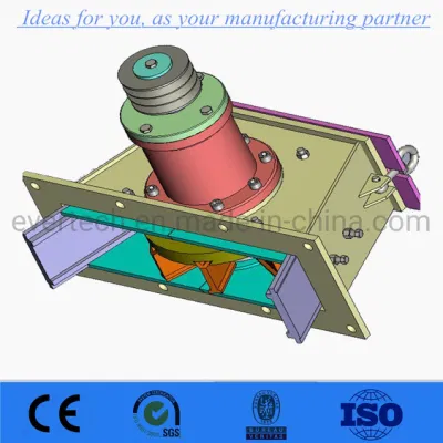 Impulsor abrasivo da roda de sopro da cabeça do impulsor da turbina de jateamento